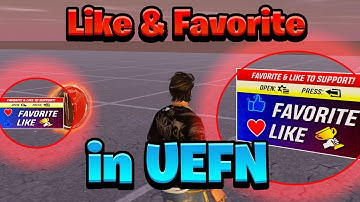 Like and Favorite Image & Widget with VOICE in Fortnite Creative (UEFN)