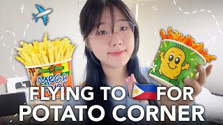 KOREA to PHILIPPINES (Real Quick✈️) - CRAVING for POTATO CORNER 🍟 | Juwonee