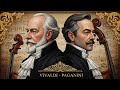“Storm of the Baroque Virtuoso: Vivaldi-Inspired Solo Violin in Thrilling Arpeggios and Dramatic”