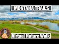 Bozeman Gallatin Regional Park Virtual Walk -  Virtual Walking Trails for Treadmill -Montana 4K Hike