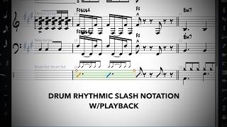 How to Format Drum Parts in Dorico (Cues, Slash Notation &amp; Rhythm Slashes with Playback)