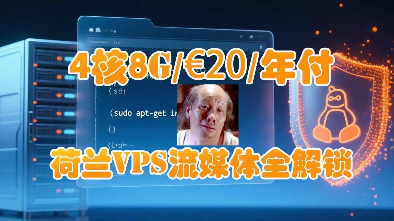 荷兰VPS爆款灵车，4核心8G内存仅需€20欧元一年，车门已打开速度围观！联通0丢包价格吊打一切！