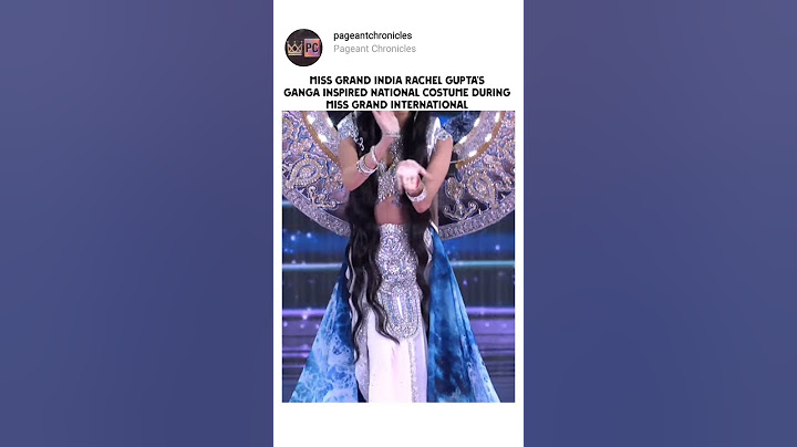 Miss Grand India Rachel Gupta National Costume during MGI #RachelGupta #missgrandinternational