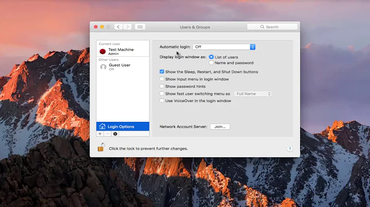 How to Automatically Login to macOS Sierra Without Entering a Password