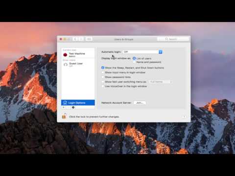 How to Automatically Login to macOS Sierra Without Entering a Password