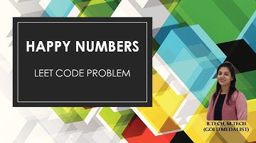C++ Code to Check for HAPPY NUMBERS (LeetCode Problem #202 ) in Hindi || Competitive Coding