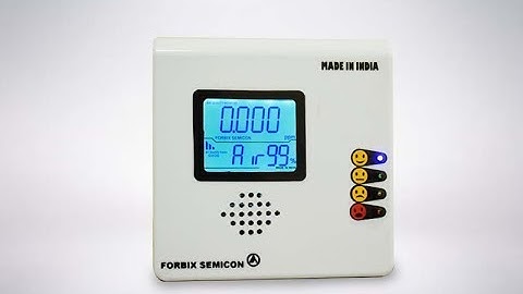 Formaldehyde VOC monitor, VOC meter, HCHO meter, air quality monitor, FORBIX SEMICON