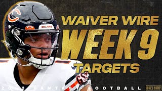 2022 Fantasy Football - Week 9 Waiver Wire Targets
