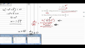 RescorlaMaths Ultimate last minute C3 revision videos 2016 2015 2014 Differentiation quotient rule