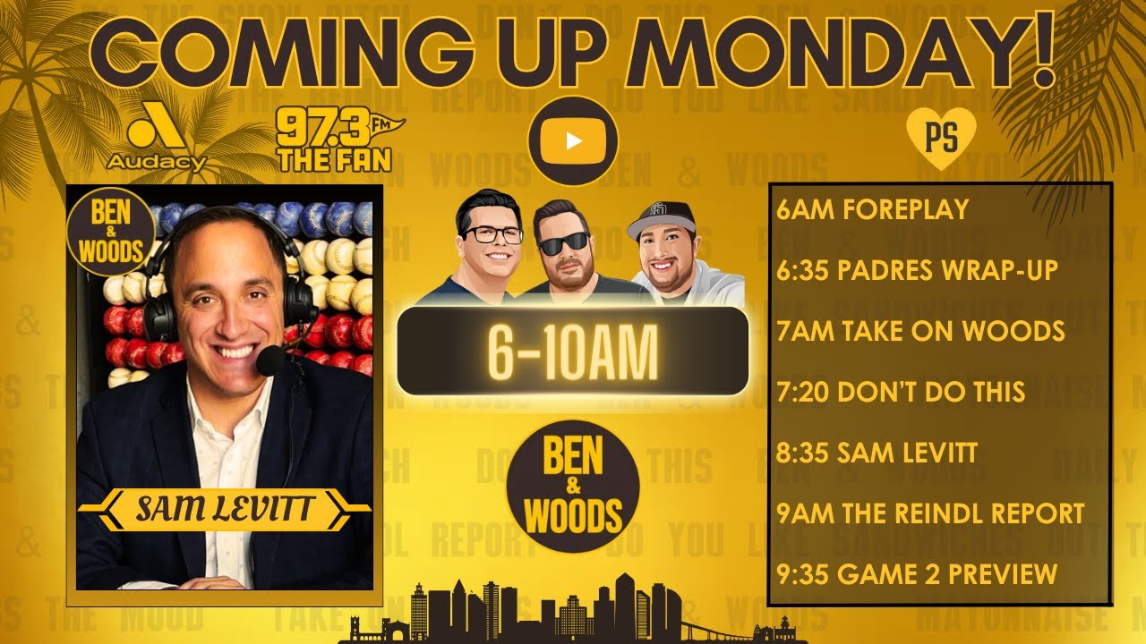 Ben & Woods LIVE April 29th, 2024 Padres SWEPT By Phillies,