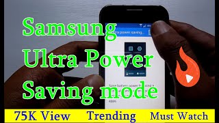 Samsung Galaxy J1 Ultra Power Saving Mode - Galaxy J1, J1 Ace, J2, J5 & Galaxy J7