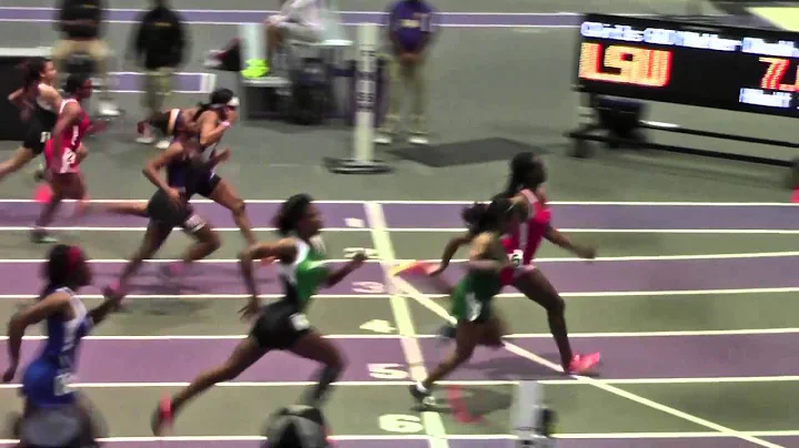 Zachary's Janie O' Connor wins the Div. I 60 Meter...