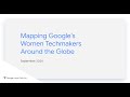 Mapping Google's Women Techmakers Around the Globe