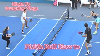 Pickle Ball How to Play