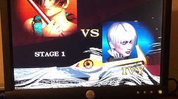 Soul Calibur for Dreamcast running on Batocera