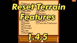 Stardew Valley Mod •|• Reset Terrain Features Mod (2022)