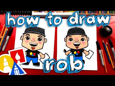 How To Draw Rob From Art For Kids Hub Art For Kids Hub