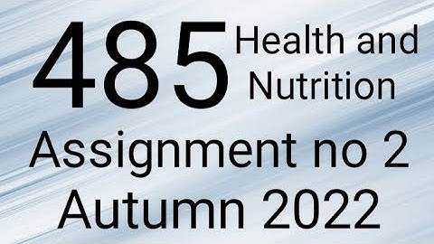 AIOU Code 485 Solved Assignment No.2 Autumn 2022 #aiou #aiousolveassignments