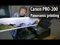 Canon Pixma PRO-200 printing panoramic images up to 1 metre long