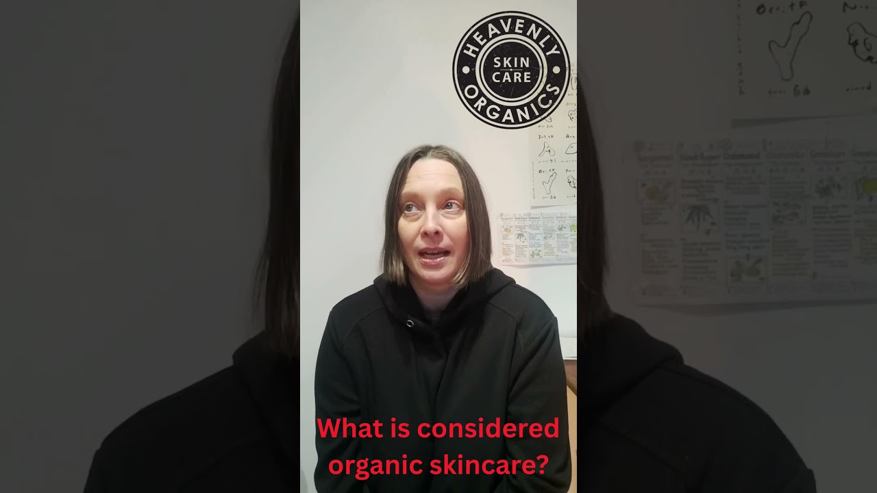 What is considered organic skincare?