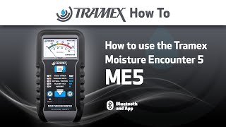 How to use the Tramex Moisture Encounter 5 - ME5 - Moisture Meter. screenshot 4