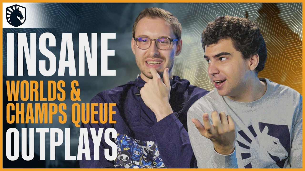 Watching the CRAZIEST Worlds and Champs Queue Outplays