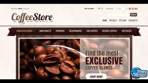 Download Coffee PrestaShop Theme by  Hermes TM PrestaShop Themes