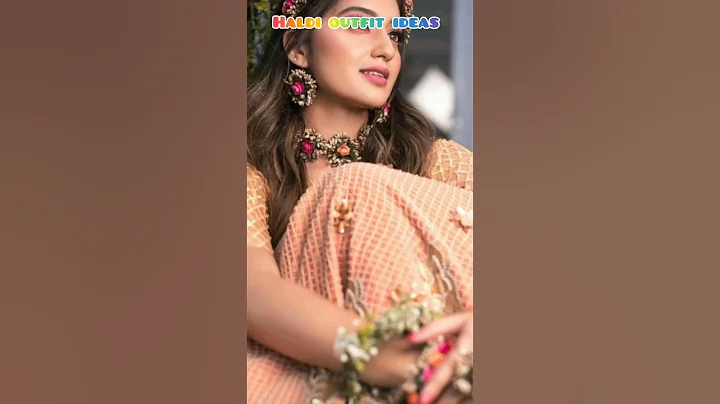 Haldi outfit ideas for bride😍#shorts#ytshorts#haldi#trending#viral#bride#outfit#meesho#viralshort#yt