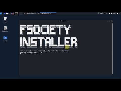 fsociety - Mr. Robot Penetration Testing Framework | Kali Linux