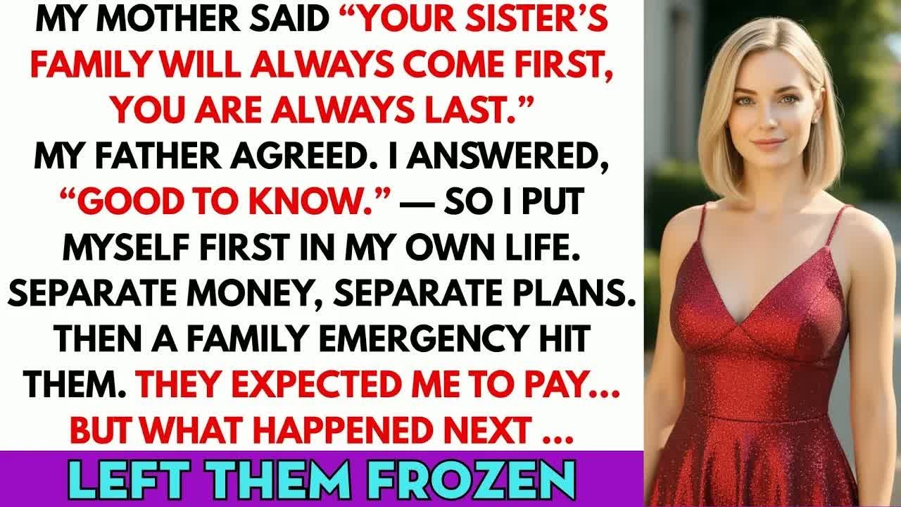 My Mother Said, “Your Sister’s Family Will Always Come First. You Are Always Last＂ My Father Agreed.