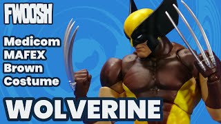 MAFEX Wolverine Brown Version Medicom Marvel Comics XMen Logan Action Figure Review