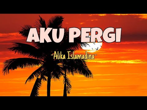 AKU PERGI - Alika [ MUSIK LIRIK ] COVER Agatha Salma🎶