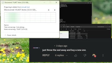 The fastest way to delete files on windows, benchmarked