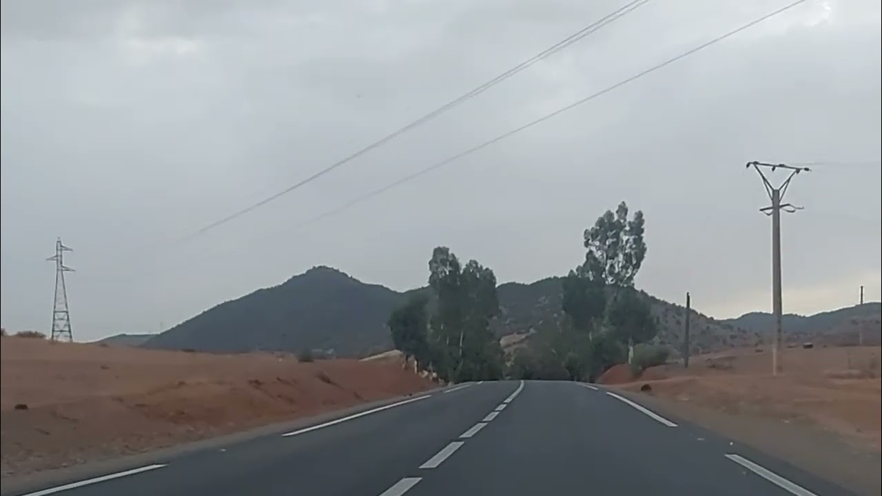 Aménagement de route en province de Khenifra 2023/2024