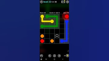 How To Solve Flow Free Bridges Blue Pack Level 23 6x6 Board Walk Through Solution Walkthrough
