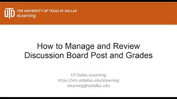 How to Manage a Discussion Board