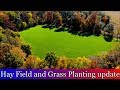 Hay Field and Fall Grass planting update
