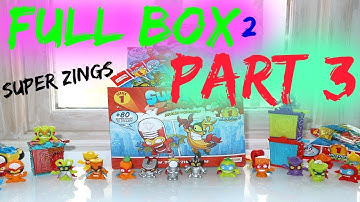 Super Zings series 1 Full box 2  [PART 3]  (Mega Unboxing)