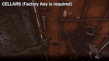 Factory Cellars Exit Location With Map - Escape From Tarkov