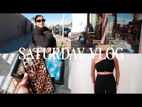 SATURDAY VLOG: set active try-on haul, my current favorite makeup products + wildflower case haul