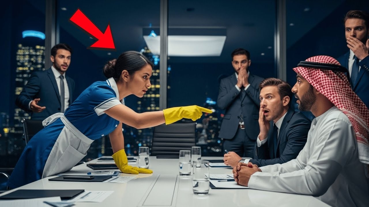 Una Empleada Enfrenta a un Jeque Millonario en Árabe… y Hace Callar a Toda la Sala