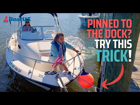 Boat Pinned To The Dock? Try This SLICK Exit Strategy | BoatUS