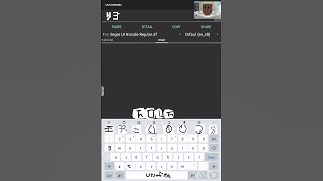 Unifon keyboard test