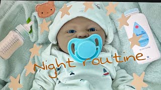 🐬🍼Silicone baby’s aesthetic night routine 🐬🍼