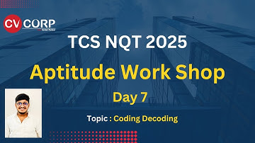 TCS NQT - Last Class - Coding Decoding