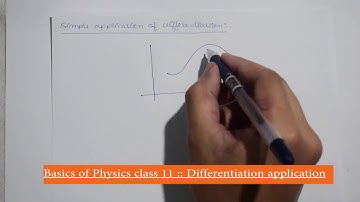 Class 11 :: Lecture 3(c) :: Basic mathematical tools of Physics :: Differentiation in Assamese