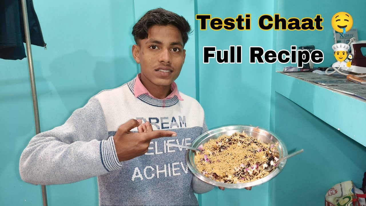 Testi Chaat Banaye 🤤 || Full Recipi 👨‍🍳