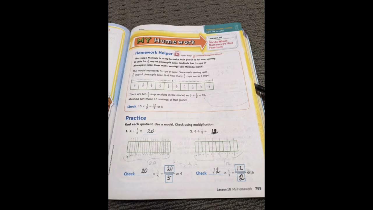 my math mcgraw hill grade 5 chapter 10 lesson 10 solutions youtube