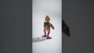 Animatronic Bird Like Robot Character Rigged Character - AI Rigged 3D Character