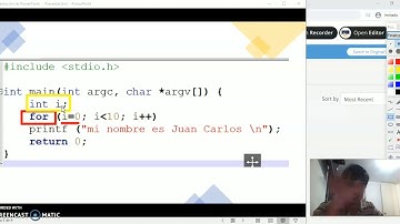 Ciclo FOR en lenguaje C (parte 1)